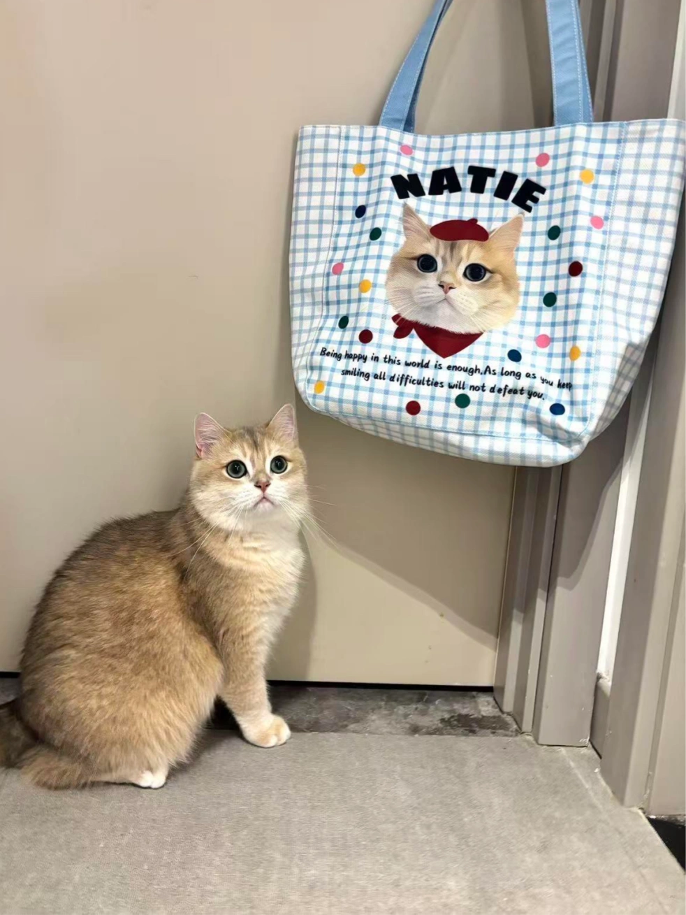 Personalized Pet Photo Art Tote Bag