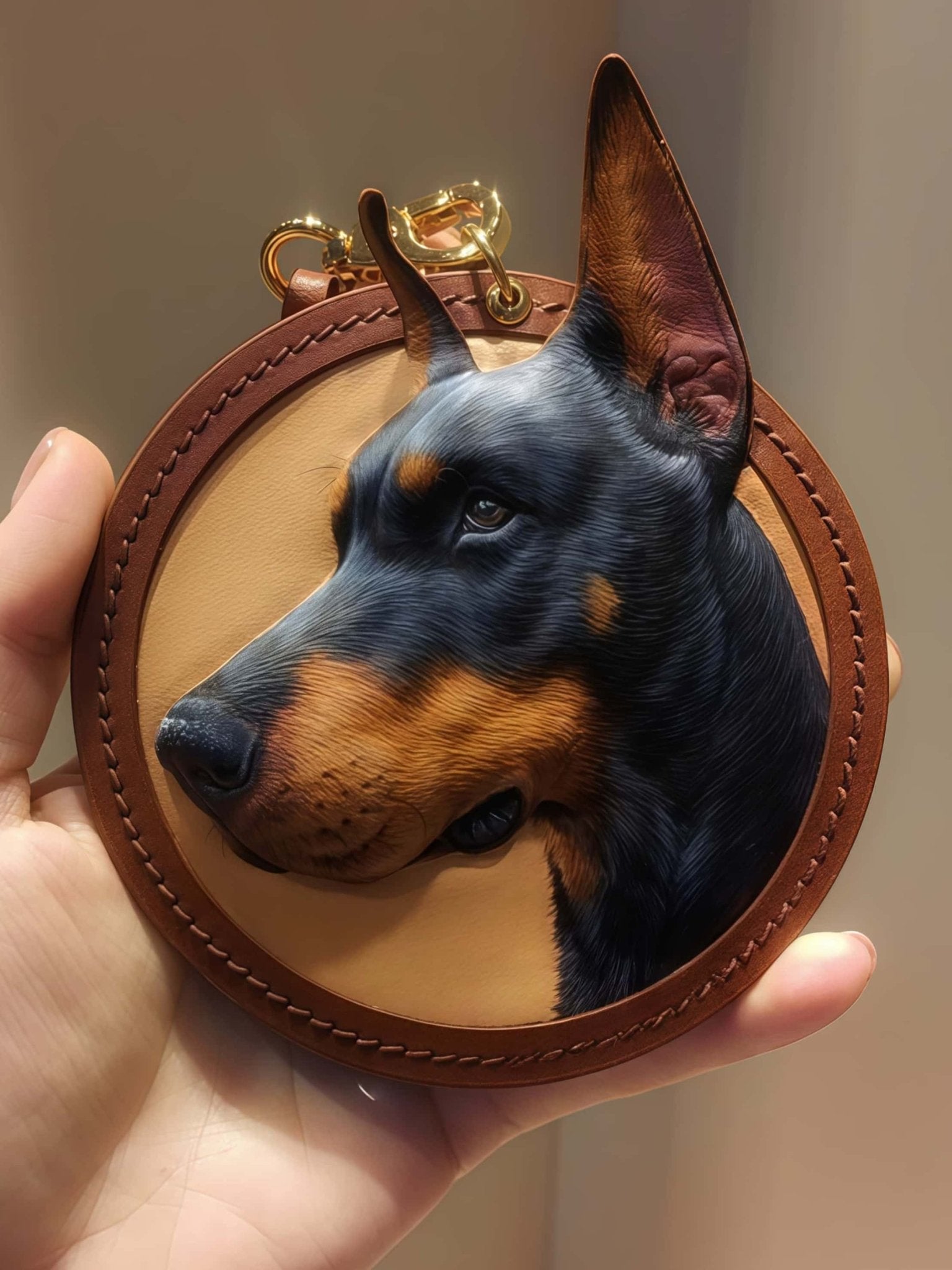 Custom Pet Leather Portraits