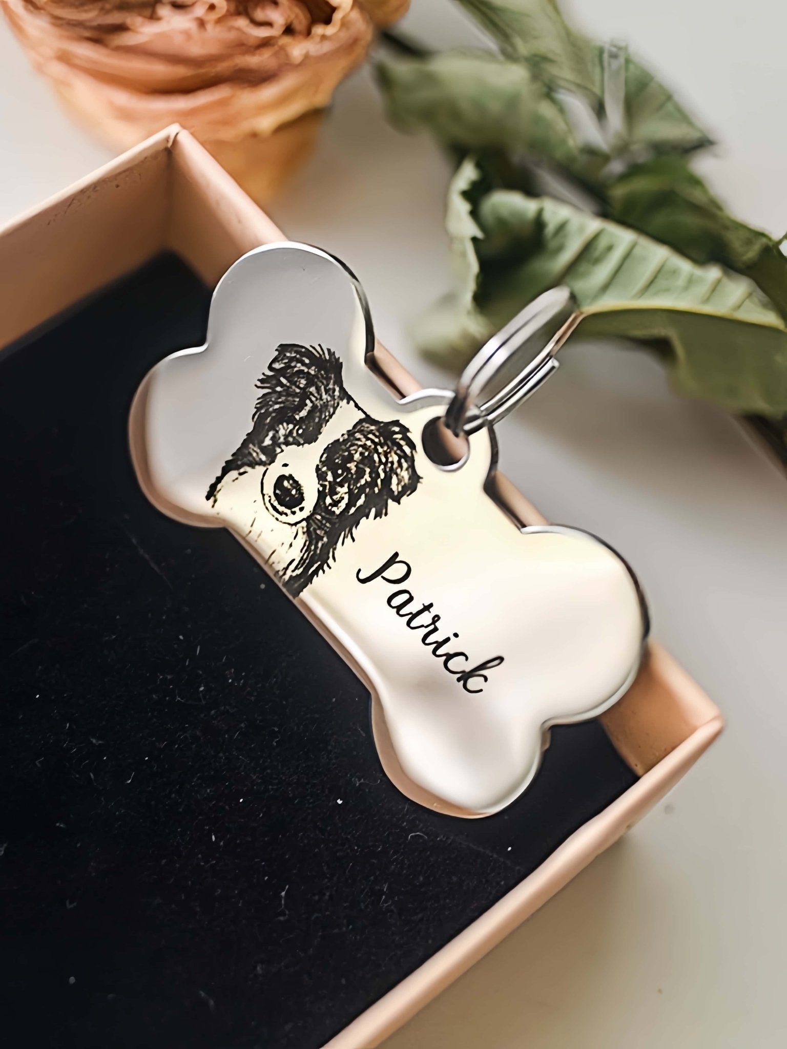 Custom Pet Tag - Classic Bone