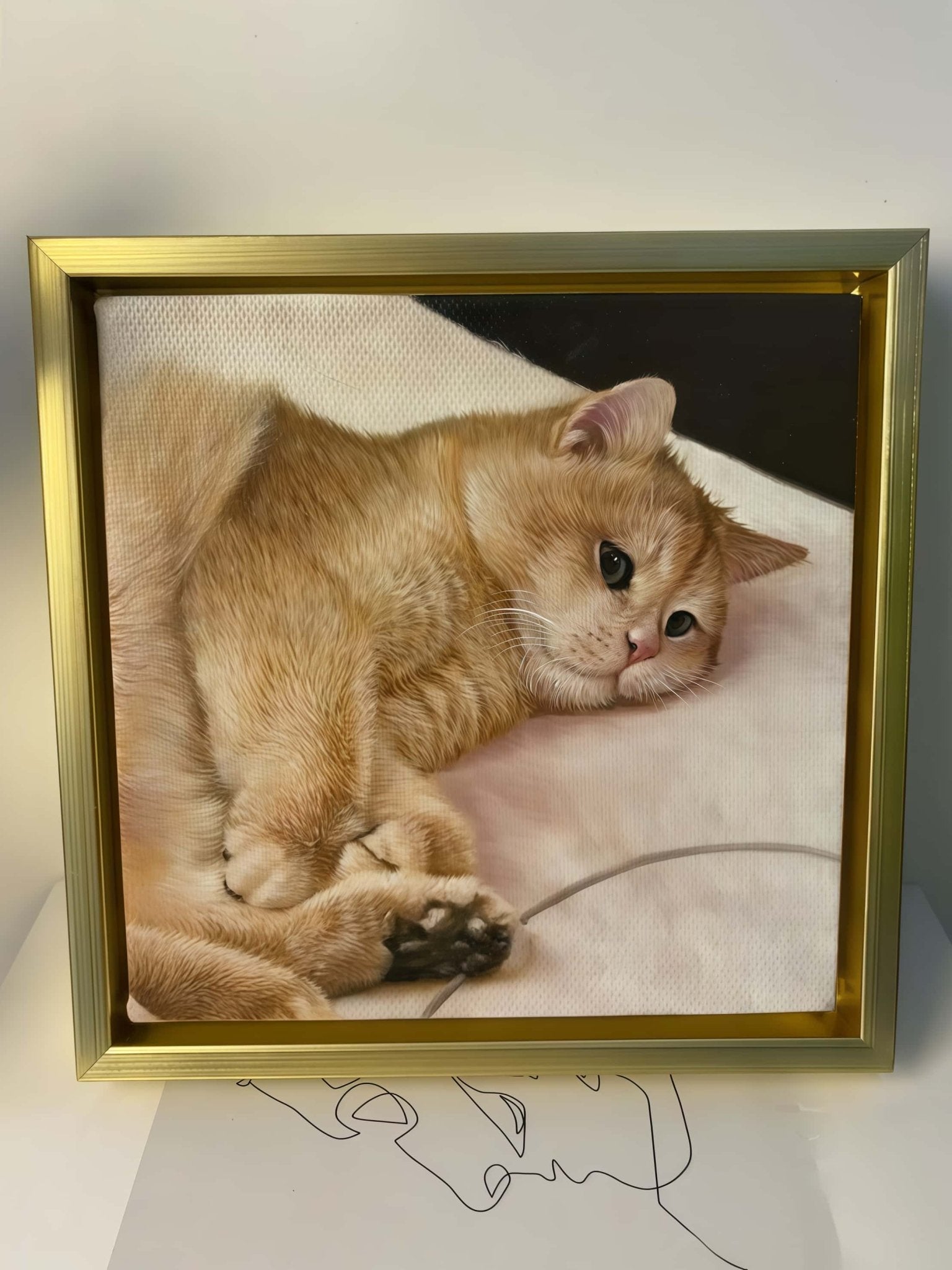 Custom Square Pet Portrait