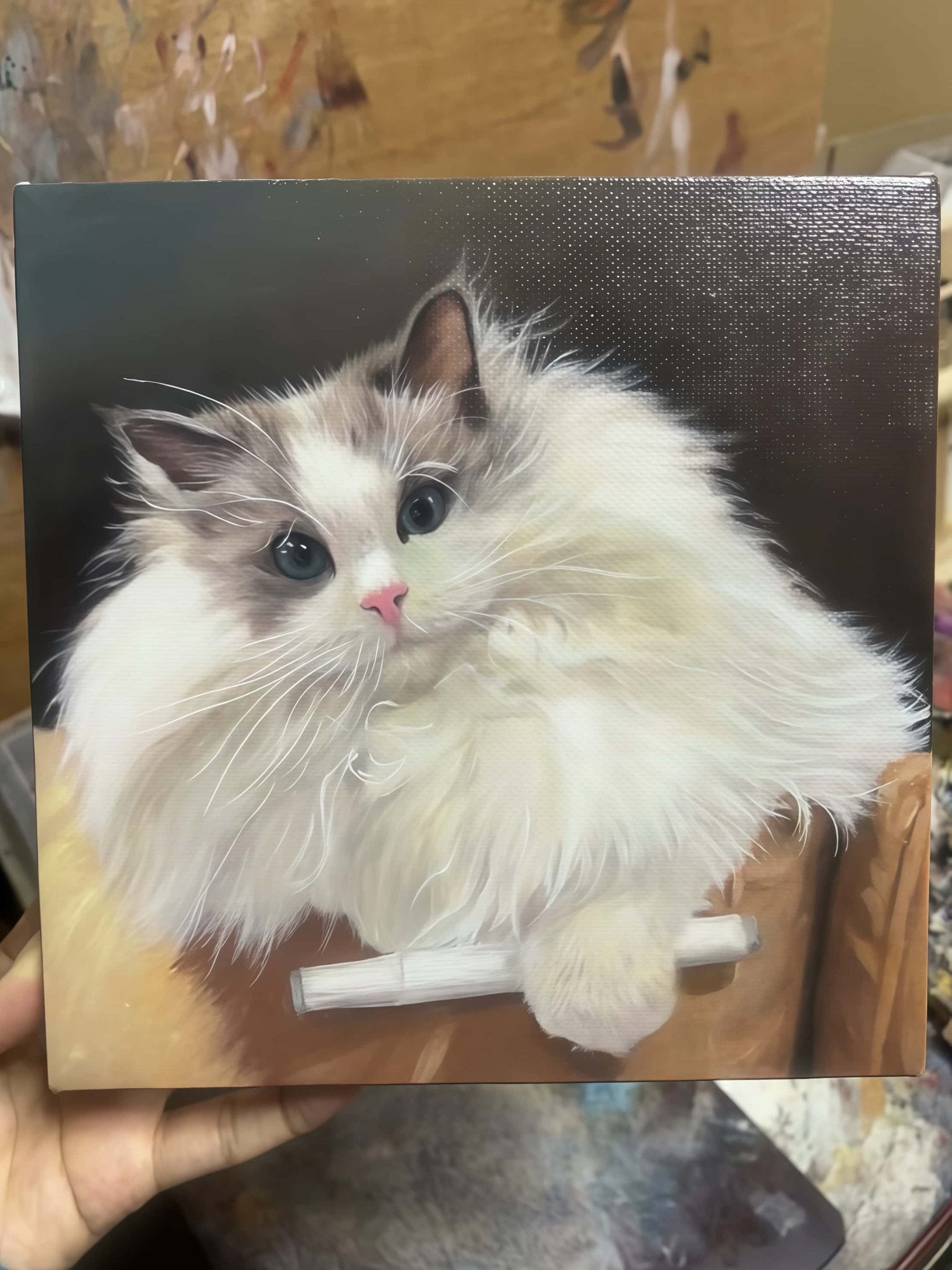 Custom Square Pet Portrait