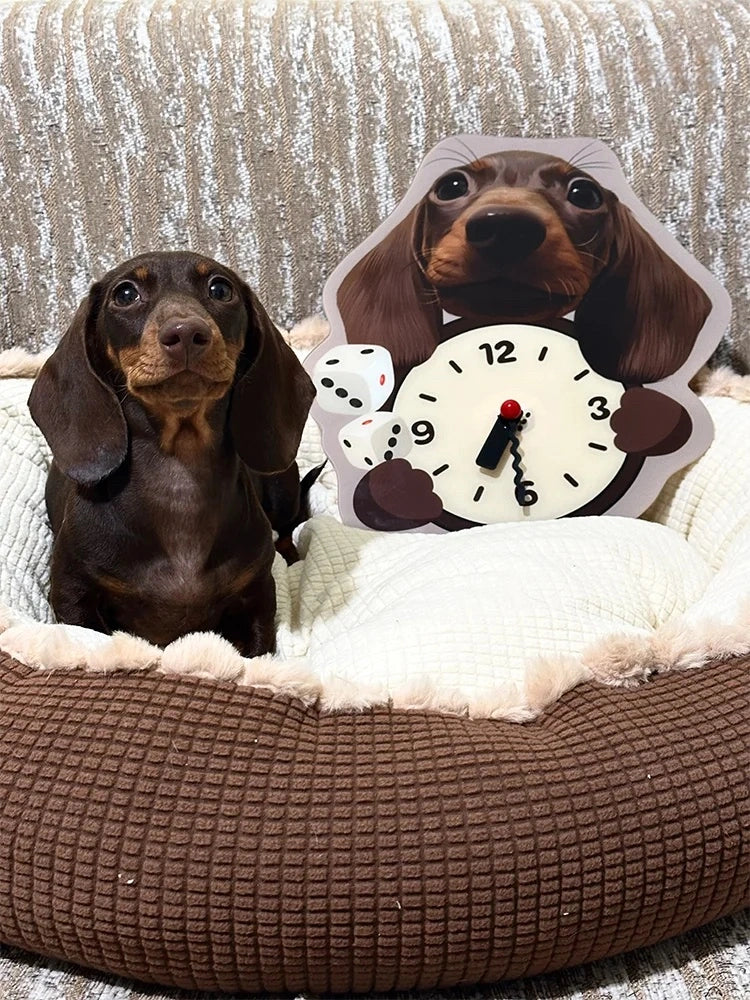 Personalized Pet Photo Art Clock