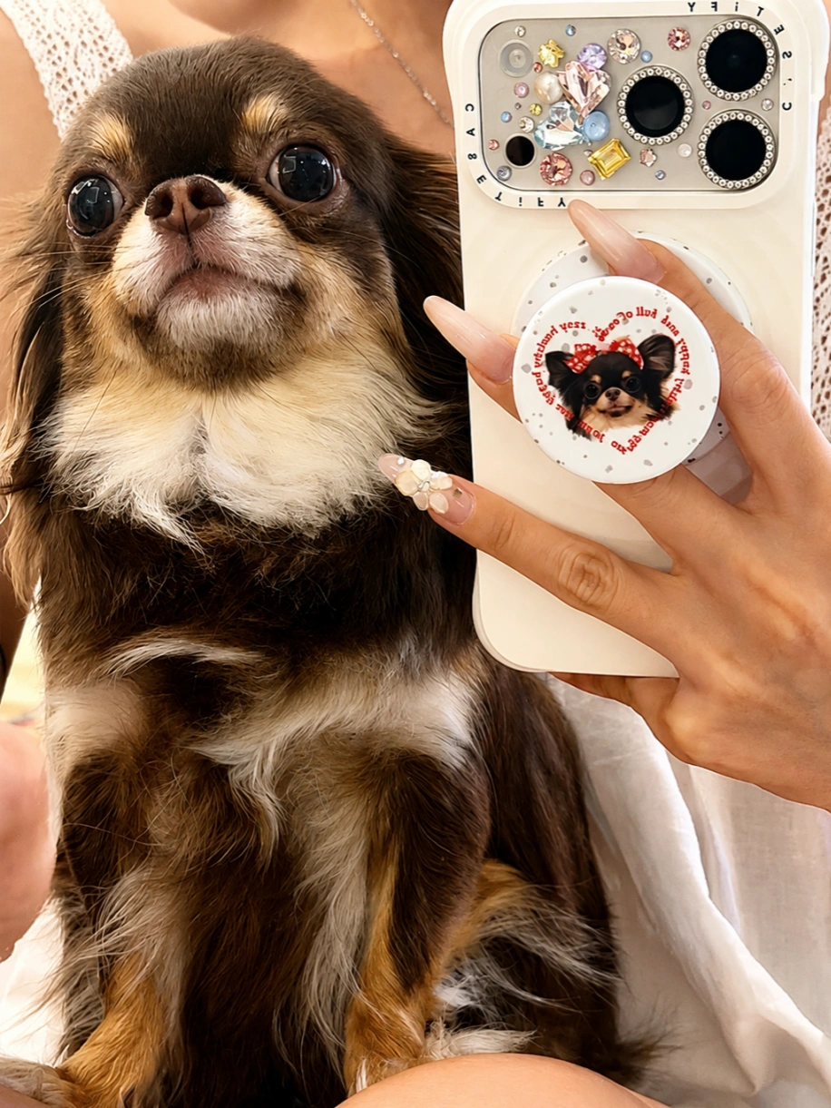 Personalized Pet Photo Art MagSafe Phone Grip