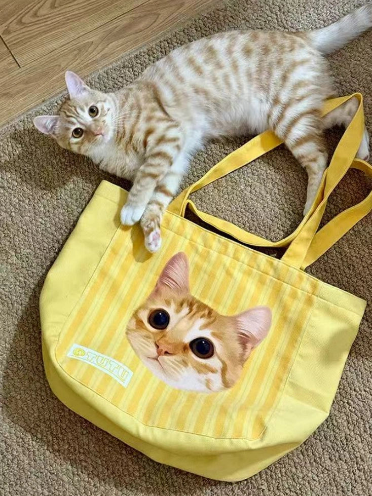 Personalized Pet Photo Art Tote Bag