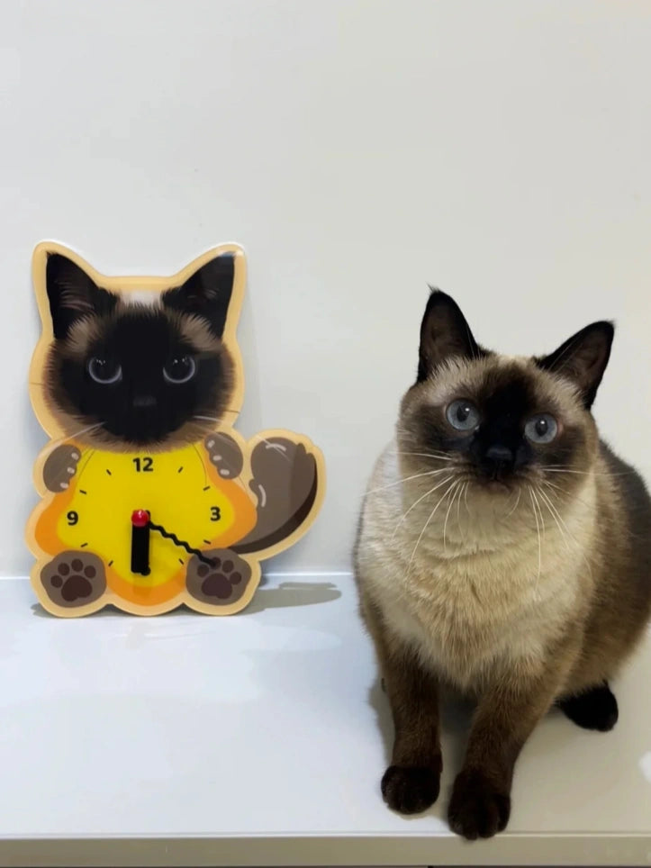 Personalized Pet Photo Art Clock