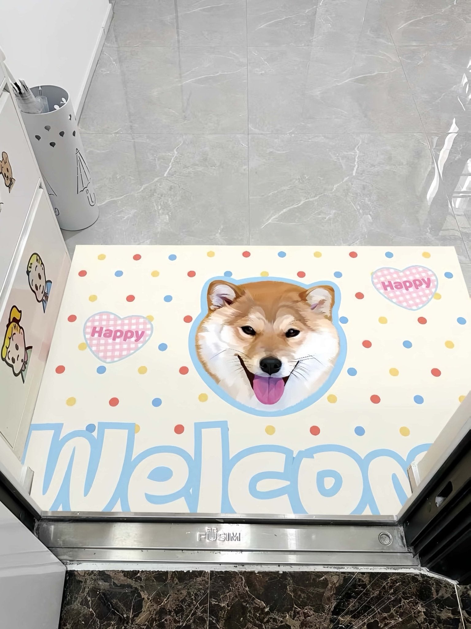 Custom Pet Door Mats
