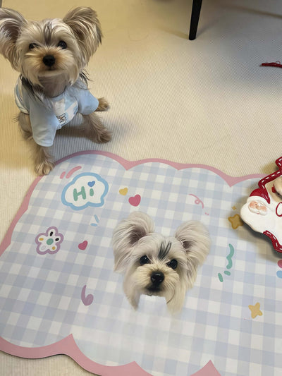Custom Pet Food Mat (Rectangle)