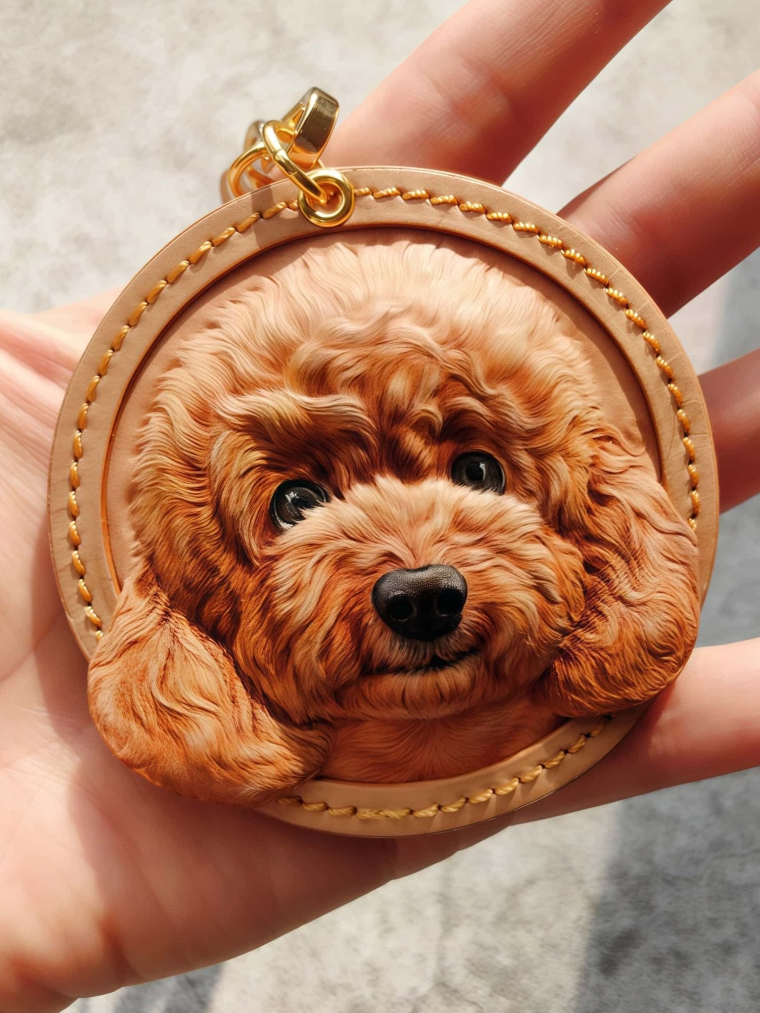 Custom Pet Leather Portraits