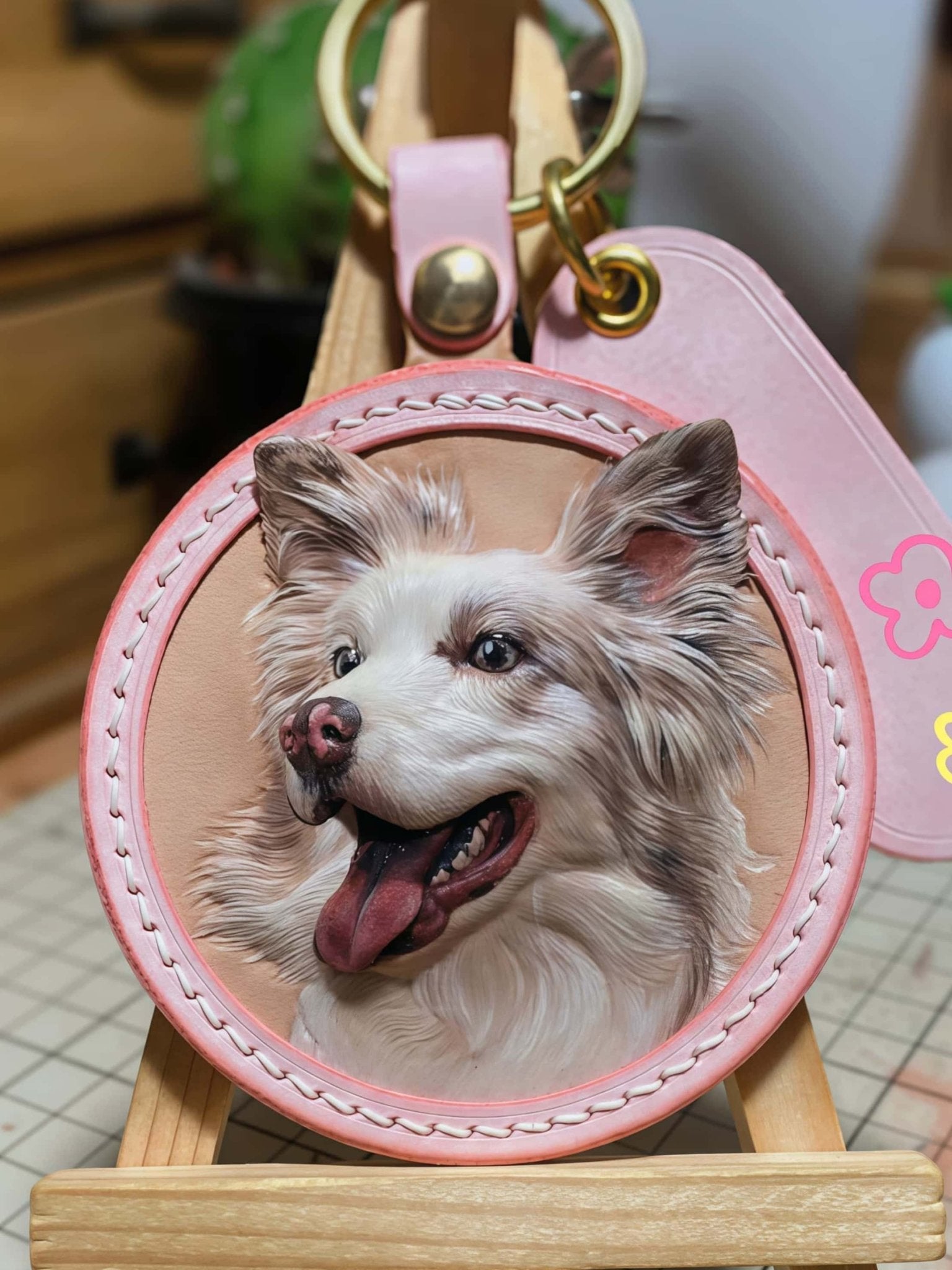 Custom Pet Leather Portraits