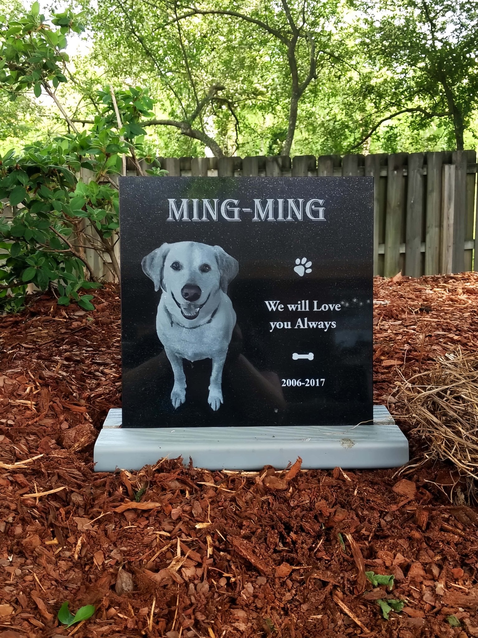 Custom Pet Memorial Stone