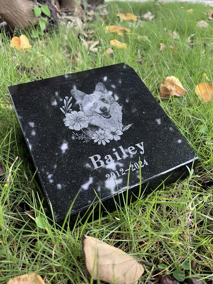 Custom Pet Memorial Stone - Trapezoidal Shape