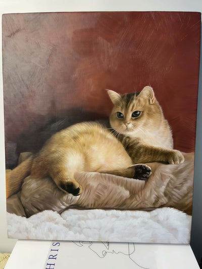Custom Pet Oil Portraits