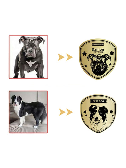 Custom Pet Tag - Shield Badge
