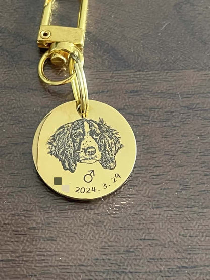 Custom Pet Tag - Vintage Medal