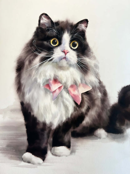 Custom Pet Watercolor Portraits