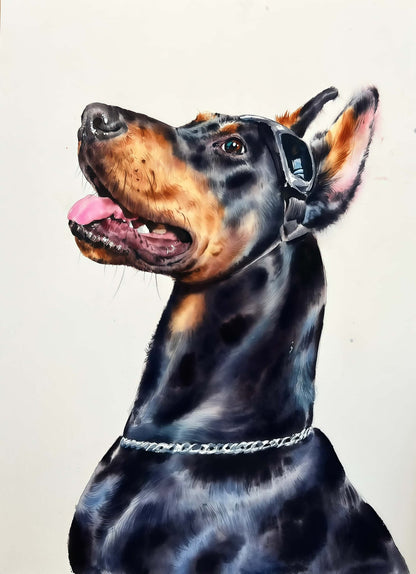 Custom Pet Watercolor Portraits