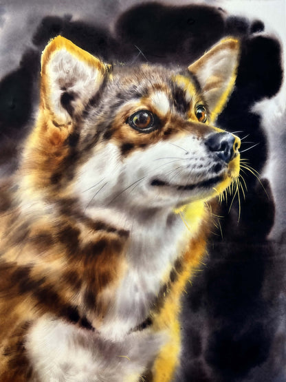 Custom Pet Watercolor Portraits