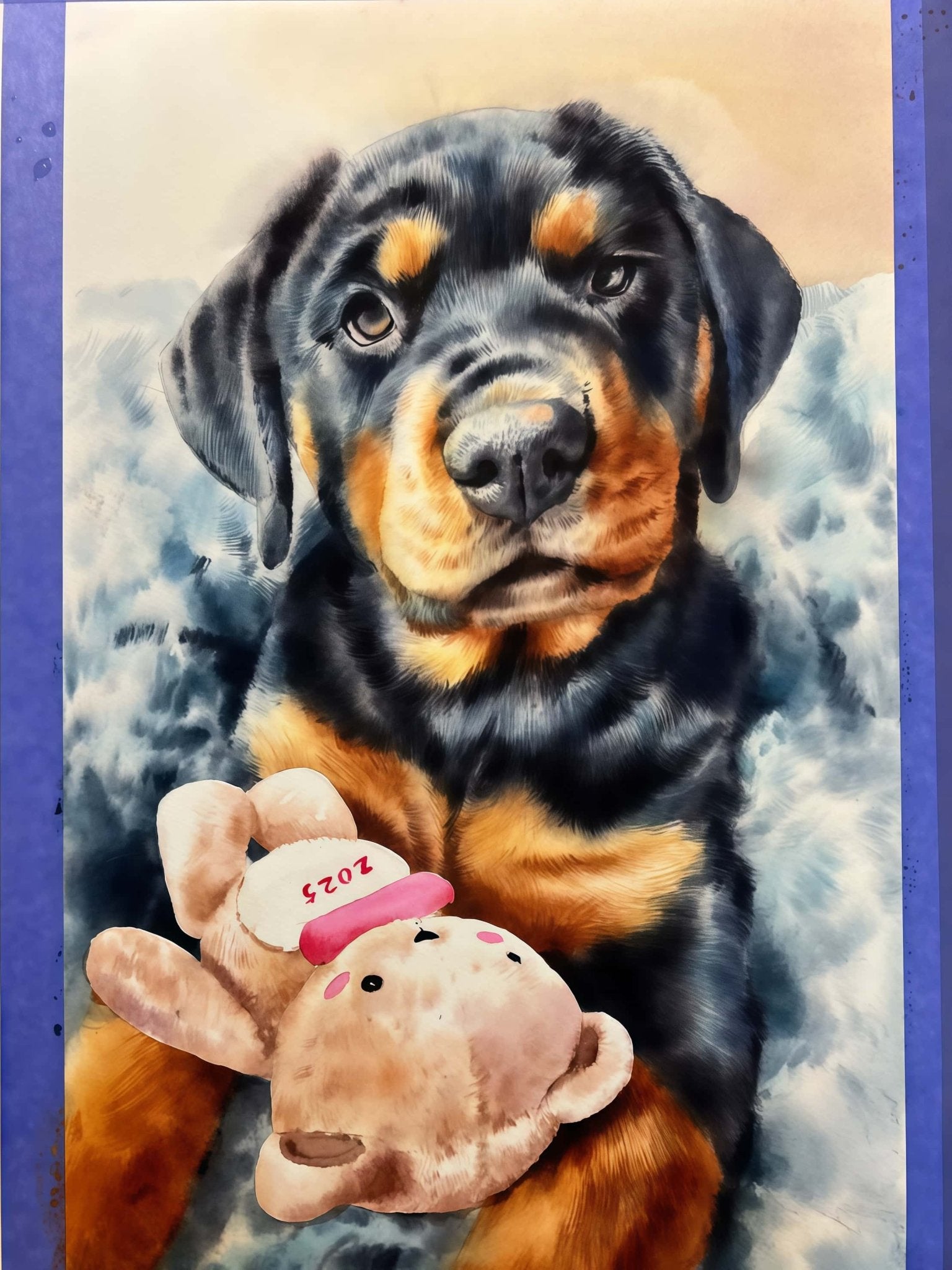 Custom Pet Watercolor Portraits