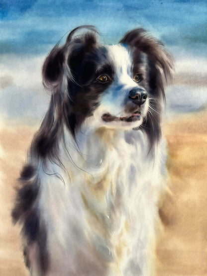 Custom Pet Watercolor Portraits