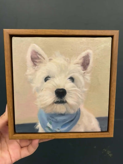 Custom Square Pet Portrait