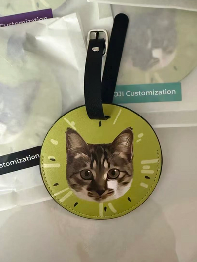 Personalized Pet Photo Art Luggage Tag