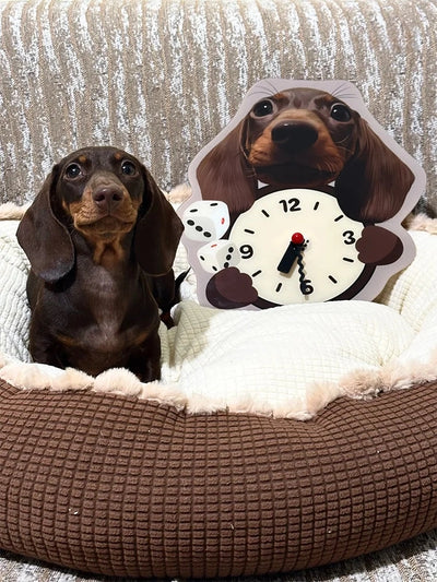 Personalized Pet Photo Art Clock