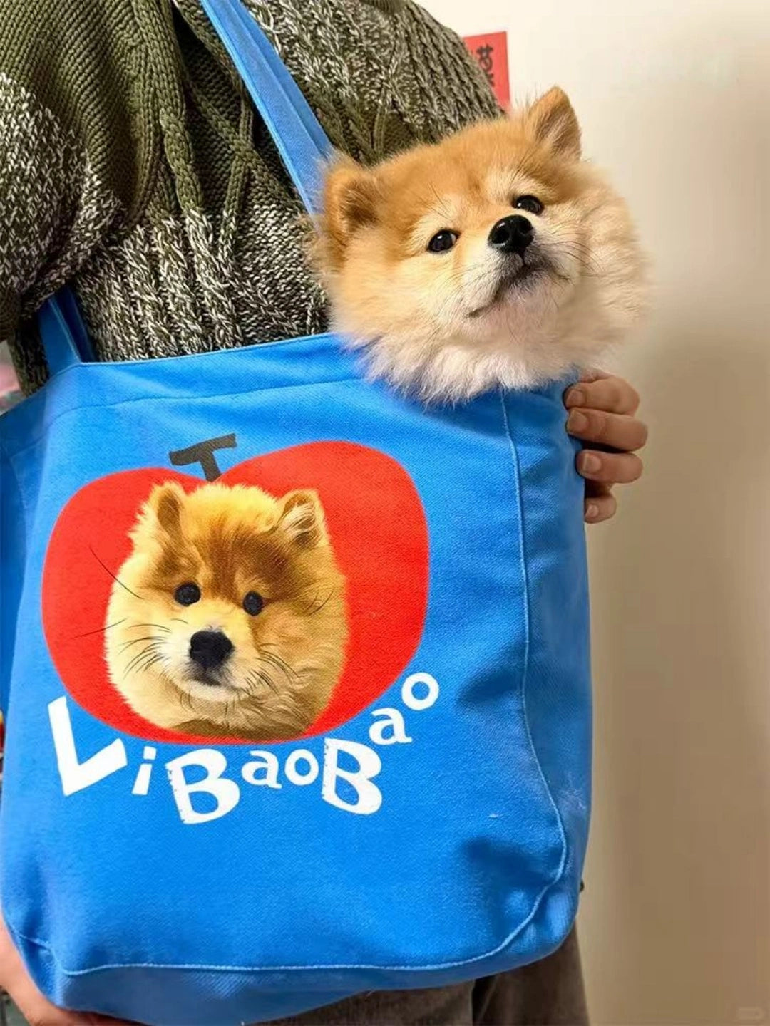 Custom Pet Photo Tote Bag