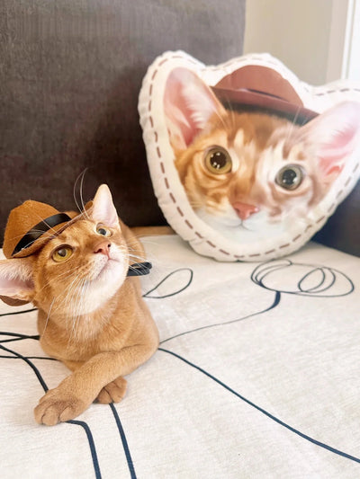 Personalized Pet Photo Art Pillow