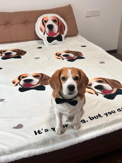 Personalized Pet Photo Art Blanket