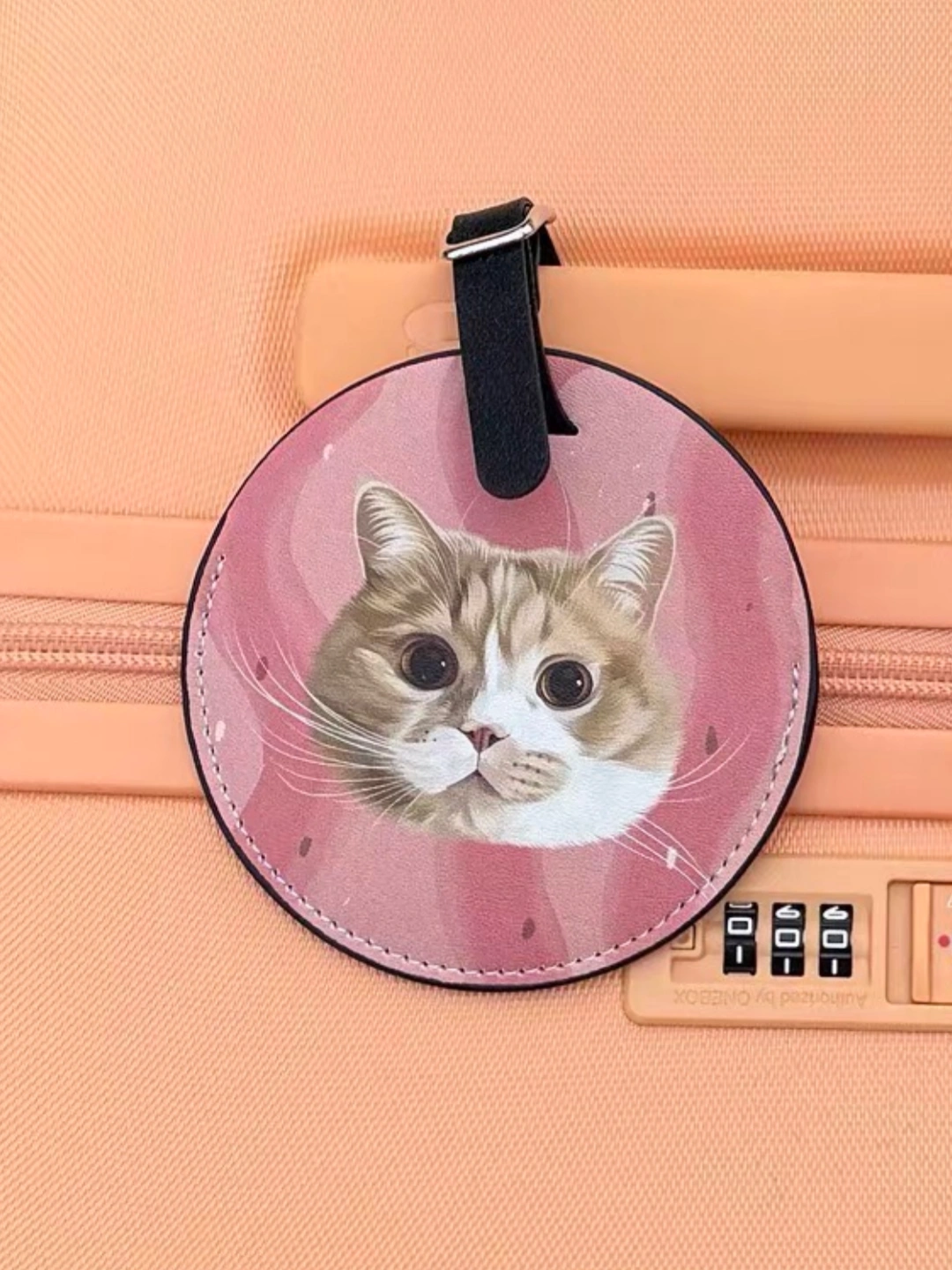 Personalized Pet Photo Art Luggage Tag