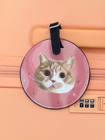 Personalized Pet Photo Art Luggage Tag