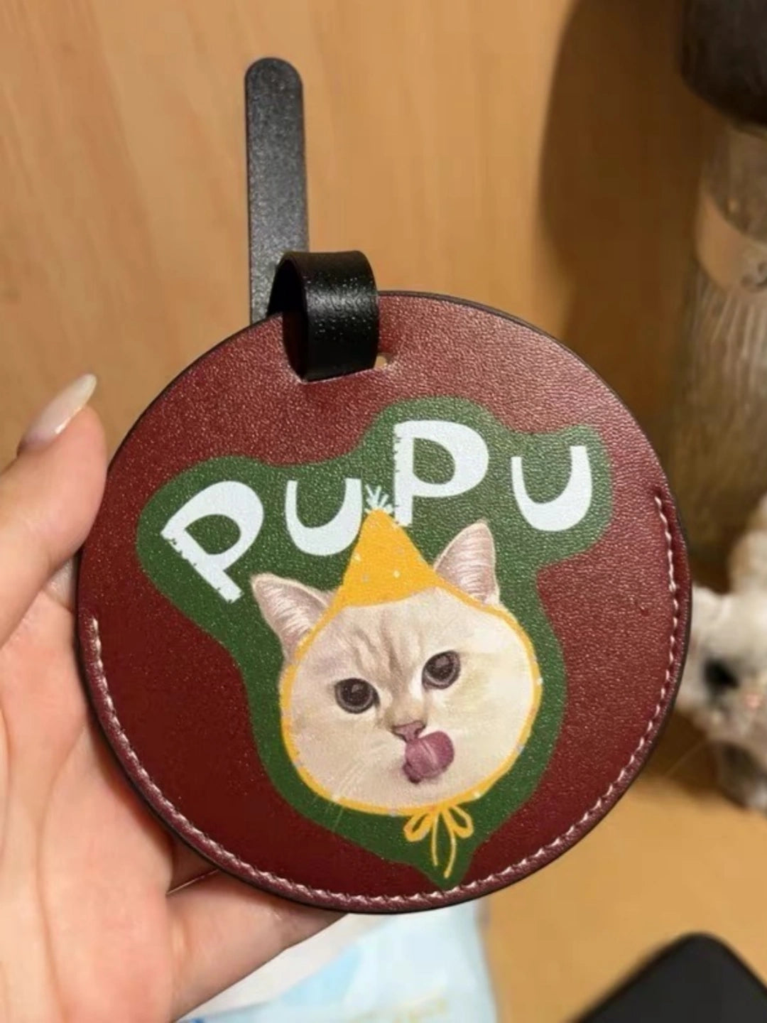 Personalized Pet Photo Art Luggage Tag