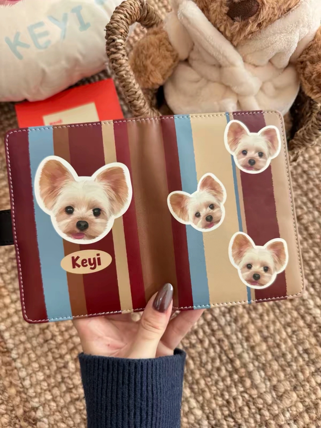 Personalized Pet Photo Art Card Holder