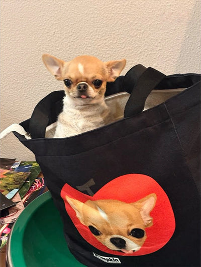Custom Pet Photo Tote Bag