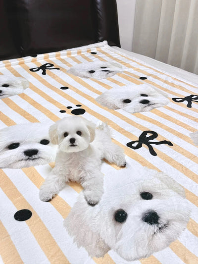 Personalized Pet Photo Art Blanket
