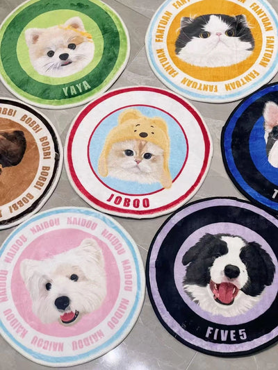 Personalized Pet Photo Art Rug